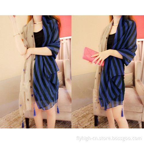 Cotton Long Style Classic Warm Fashion Women Scarf